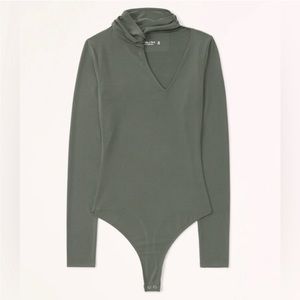 Abercrombie & Fitch Long Sleeve Cutout BodySuit